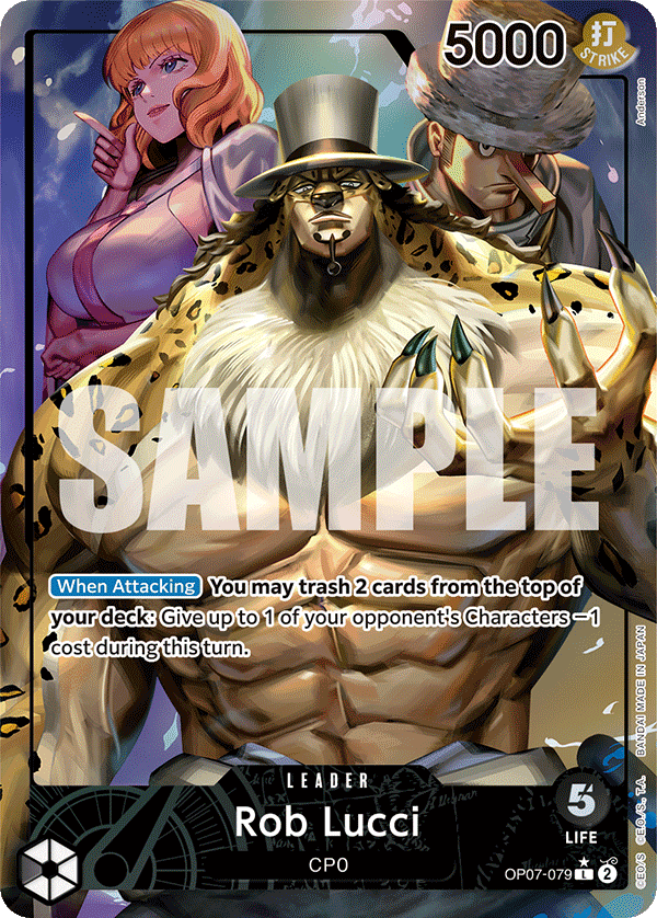 Rob Lucci (Leader) (OP07-079) (Alternate Art)