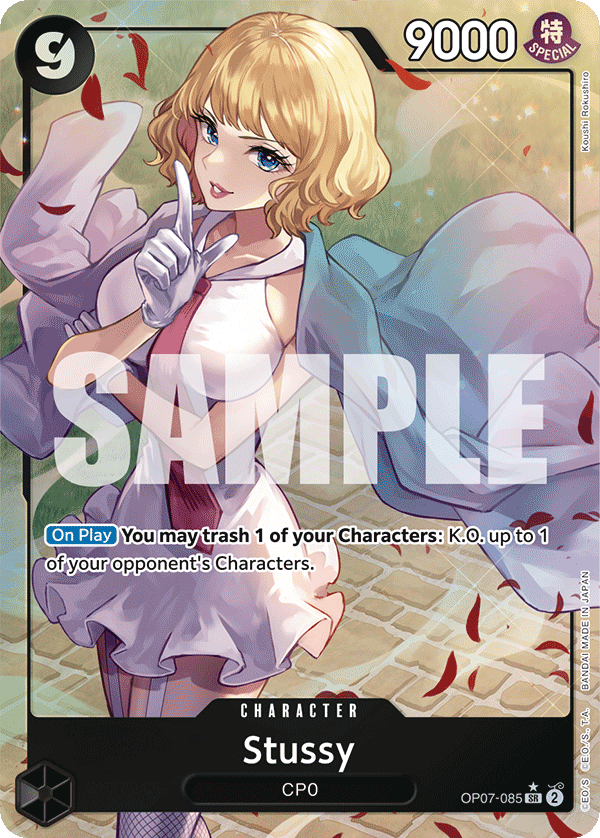 Stussy (Character) (OP07-085) (SR) (Alternate Art)
