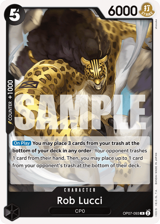 Rob Lucci (Character) (OP07-093) (R)