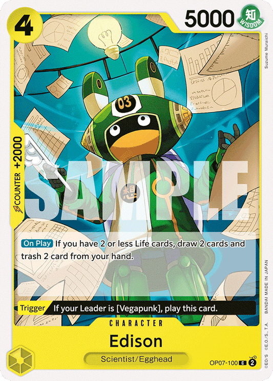 Edison (Character) (OP07-100) (C)