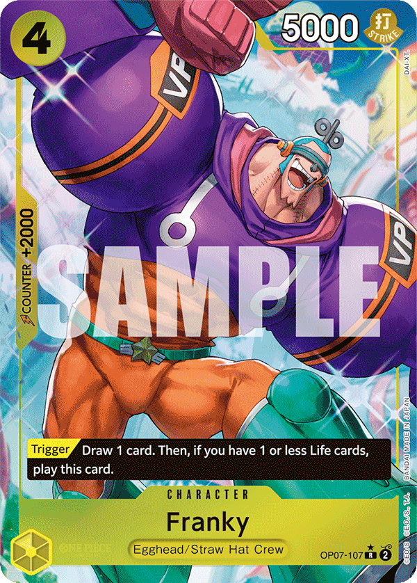 Franky (Character) (OP07-107) (Alternate Art)