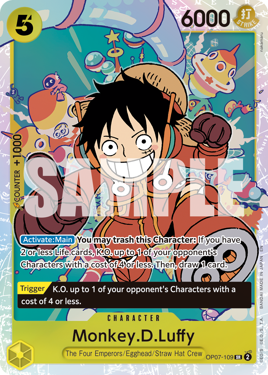 Monkey D Luffy (PRB02) (OP07-109) (SR)