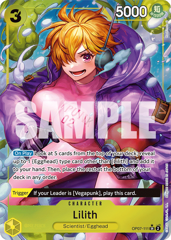 Lilith (Character) (OP07-111) (SR) (Alternate Art)