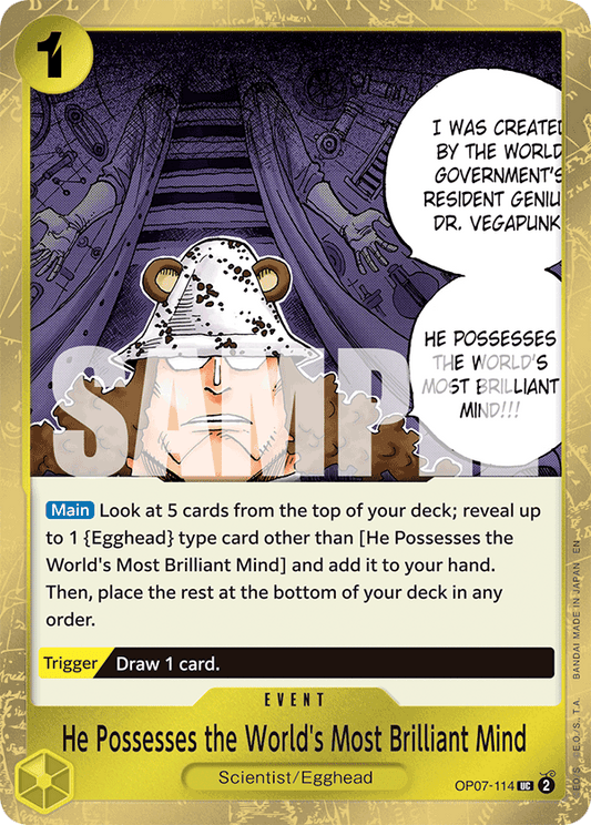 He Possesses the World’s Most Brilliant (Event) (OP07-114) (UC) (FOIL) (PRB02)