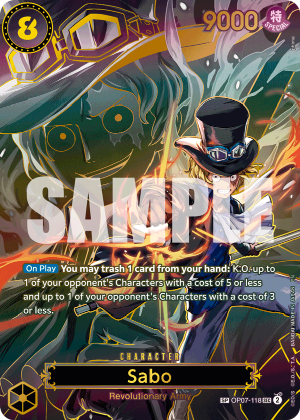 Sabo (Character) (OP07-118) (OP13) (SP)