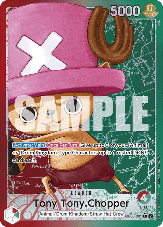 Tony Tony Chopper (Leader) (OP08-001) (Alternate Art)