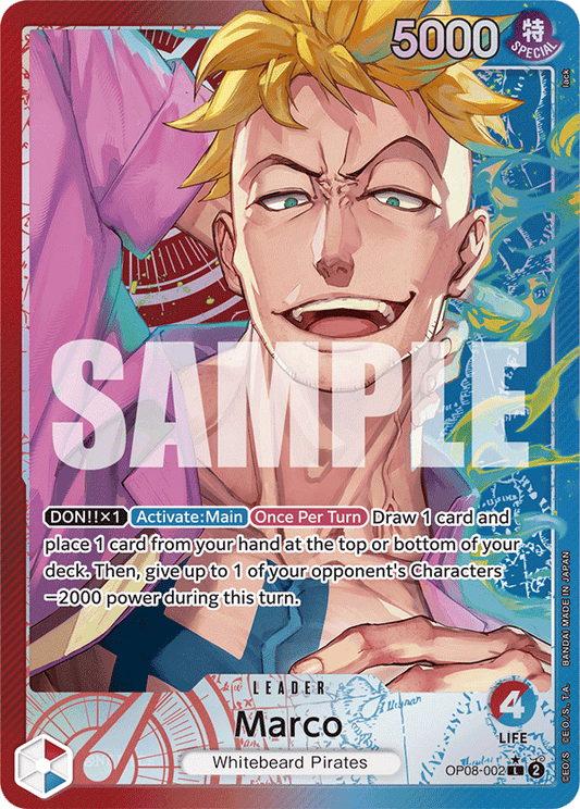 Marco (Leader) (OP08-002) (Alternate Art)