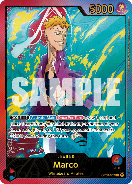 Marco (Leader) (OP08-002) (Alternate Art) (GOLD)