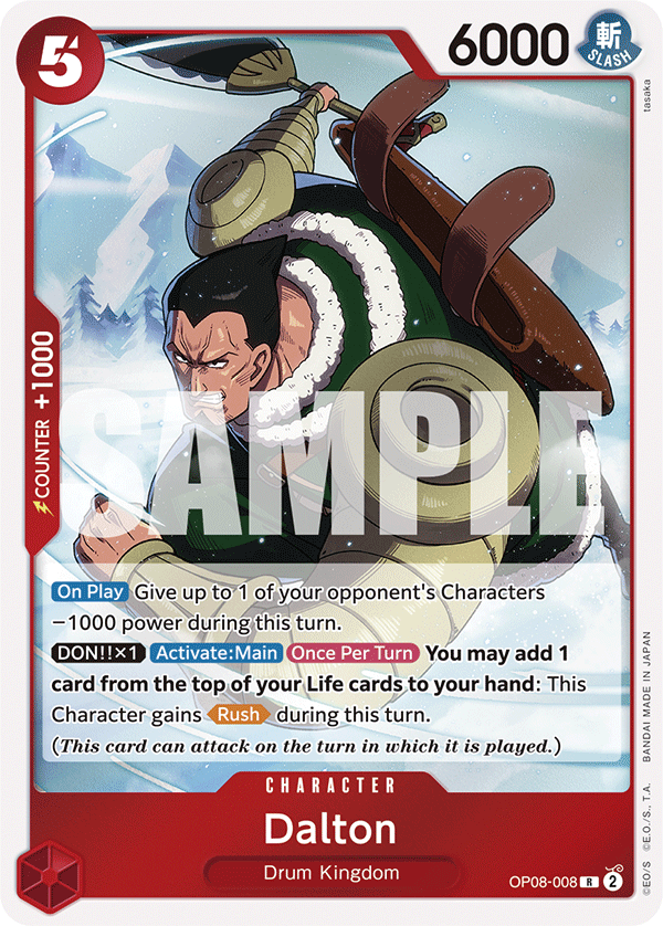 Dalton (Character) (OP08-008) (R)