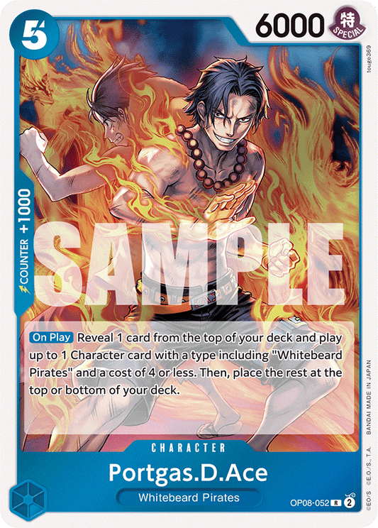 Portgas D Ace (Character) (OP08-052) (R)
