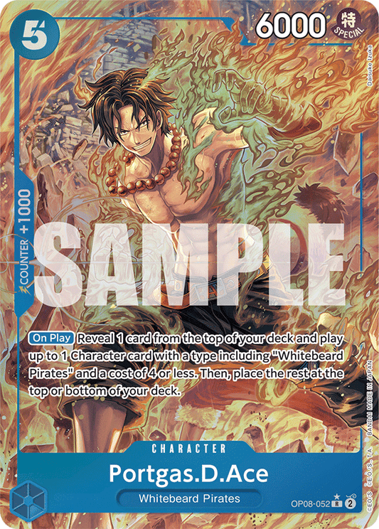 Portgas D Ace (Character) (OP08-052) (Alternate Art)