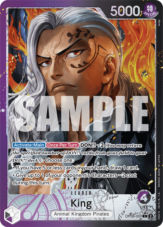 King (Leader) (OP08-057) (Alternate Art)
