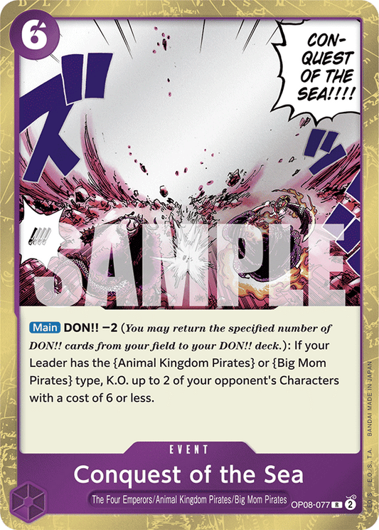 Conquest of the Sea (Event) (OP08-077) (R)