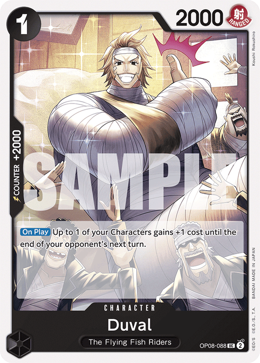 Duval (Charcter) (OP08-088) (UC)