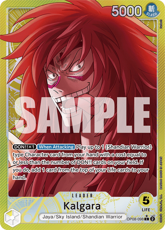 Kalgara (Leader) (OP08-098) (Alternate Art)