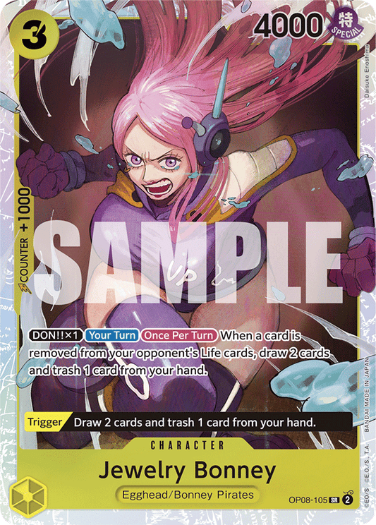Jewelry Bonney (Character) (OP08-105) (SR)