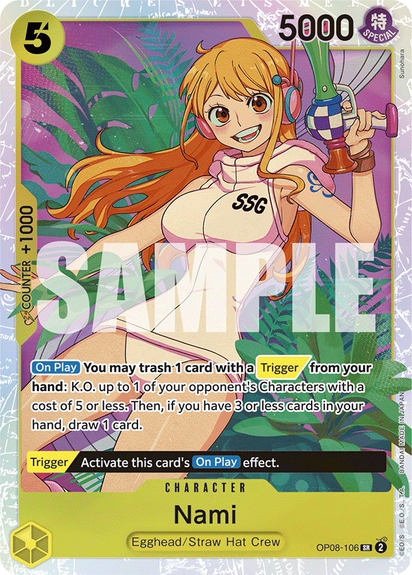 Nami (Character) (OP08-106) (SR)