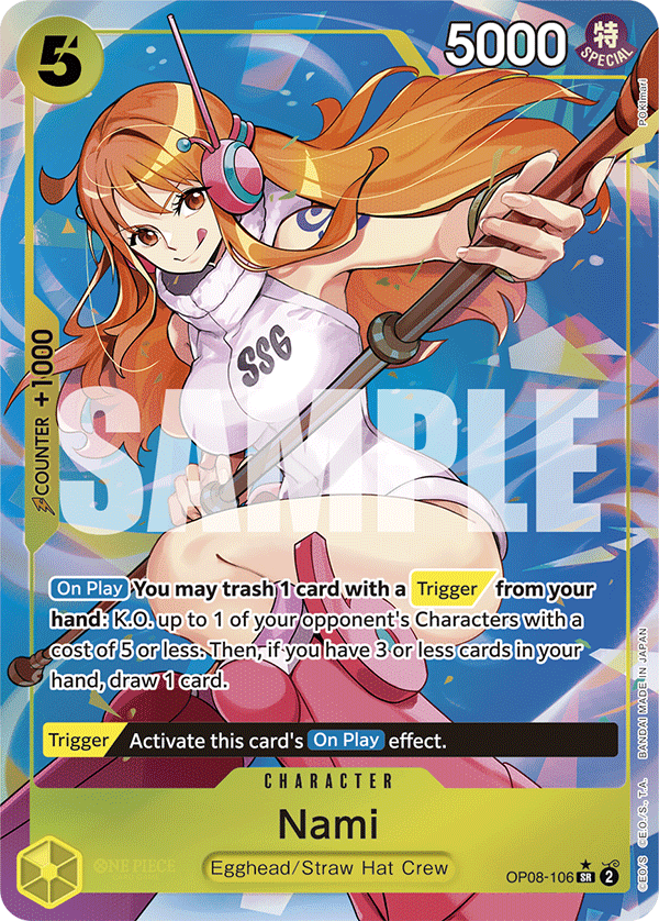 Nami (Character) (OP08-106) (SR) (Alternate Art)
