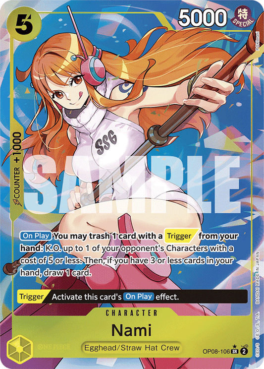 Nami (Character) (OP08-106) (SR) (Alternate Art)