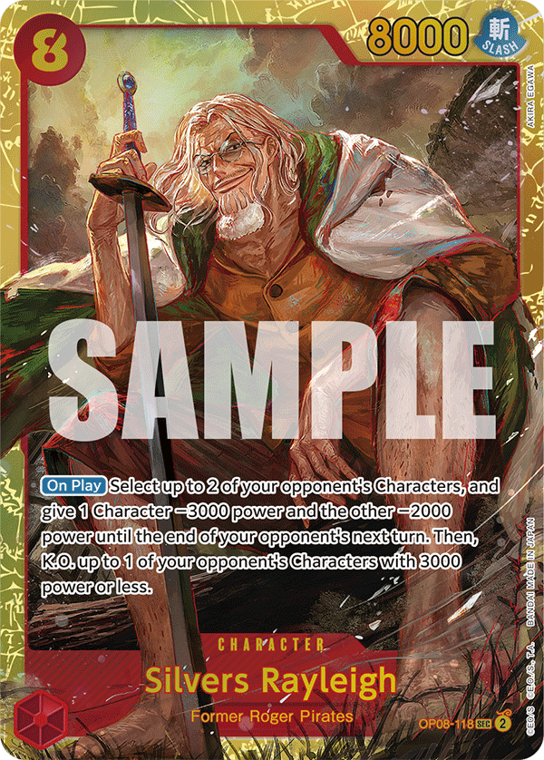 Silvers Rayleigh (Character) (OP08-118) (SEC)