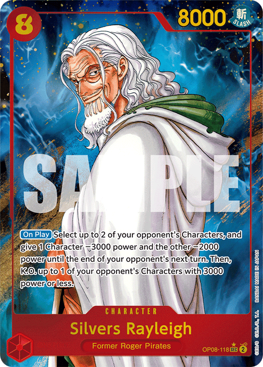 Silvers Rayleigh (Character) (OP08-118) (SEC) (Alternate Art)