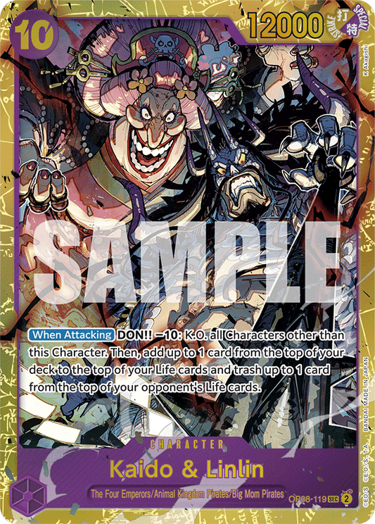 Kaido & Linlin (Character) (OP08-119) (SEC)
