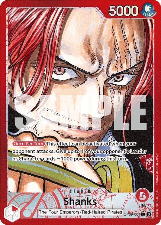 Shanks (Leader) (OP09-001) (Alternate Art)