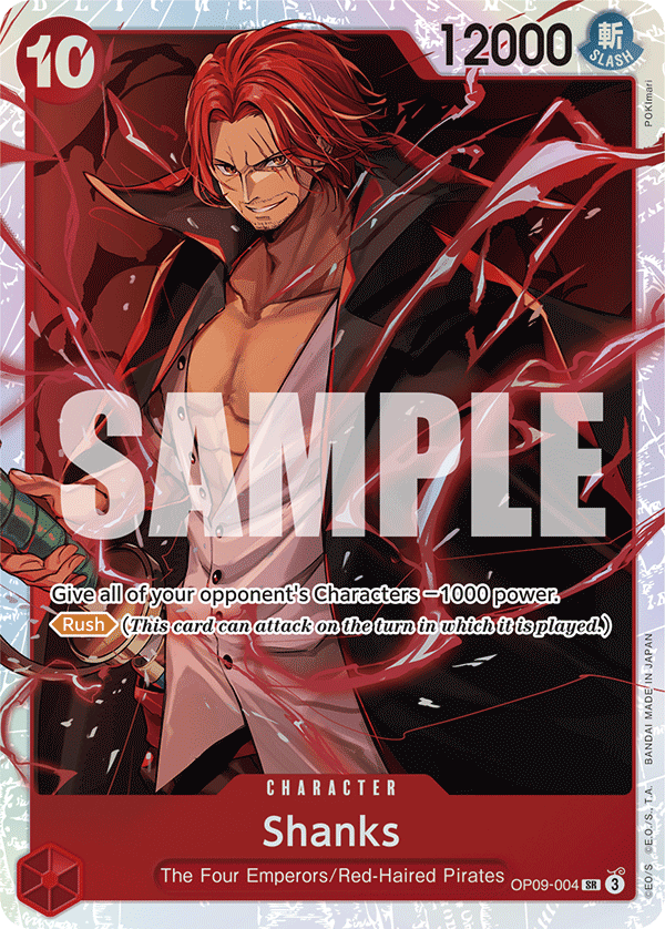 Shanks (Character) (OP09-004) (SR)