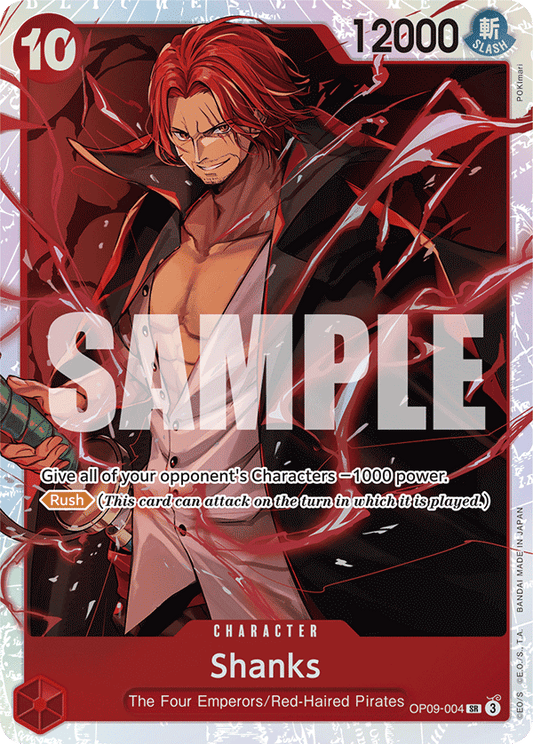Shanks (Character) (OP09-004) (SR)