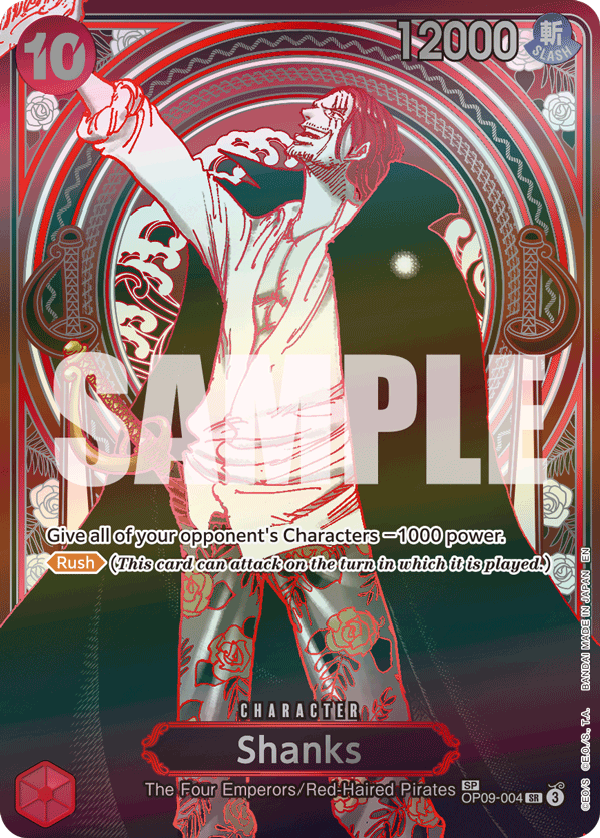 Shanks (Character) (OP09-004) (OP13) (SP) (Silver)