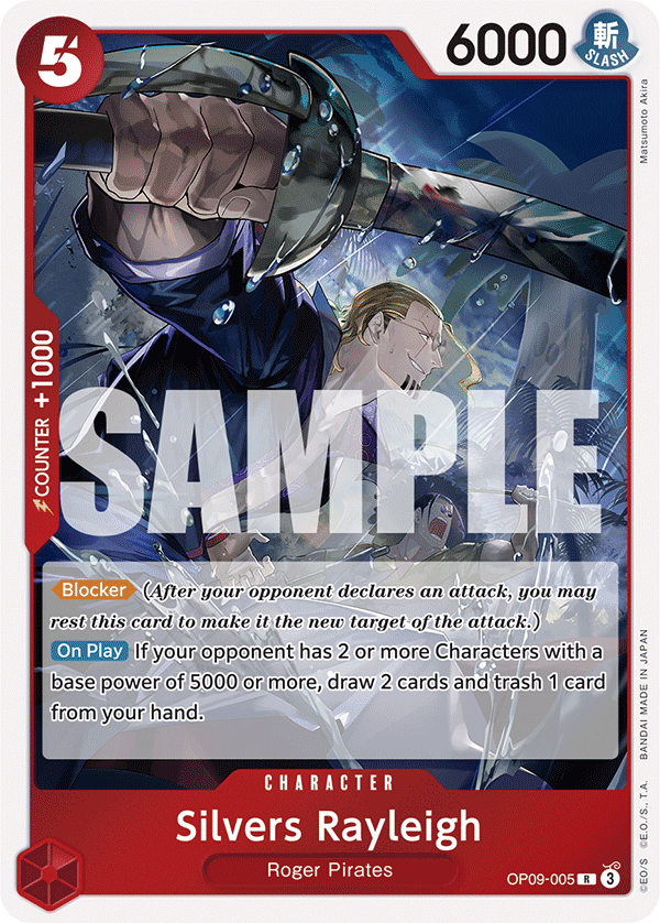 Silvers Rayleigh (Character) (OP09-005) (R)