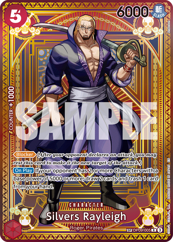 Silvers Rayleigh (Character) (OP09-005) (SP)