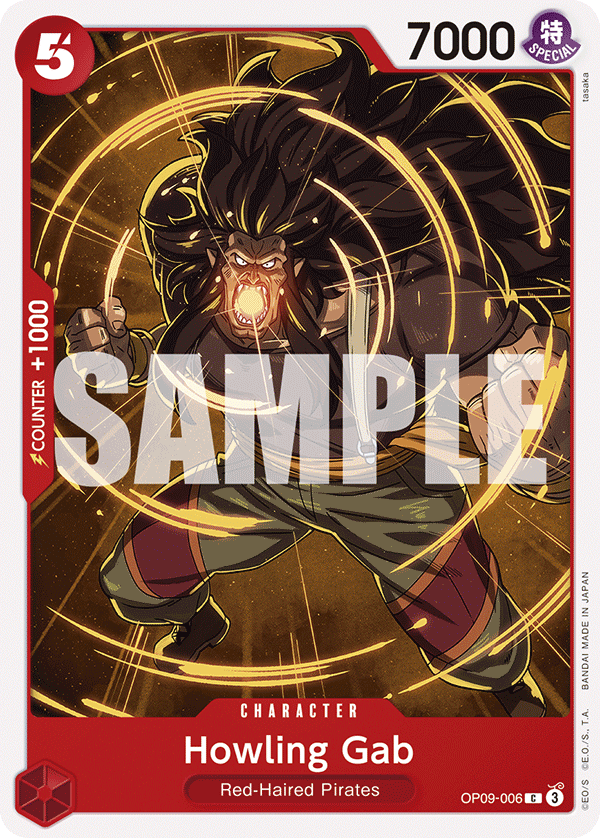 Howling Gab (Character) (OP09-006) (C)