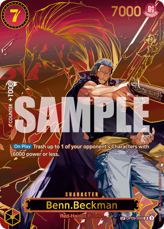 Benn Beckman (Character) (OP09-009) (OP13) (SP)