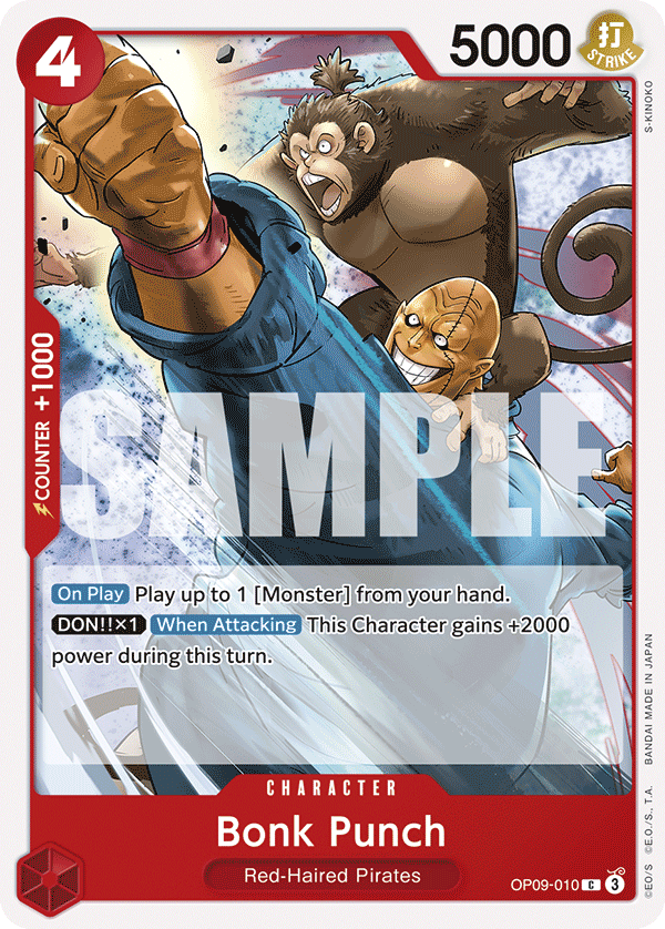 Bonk Punch (Character) (OP09-010) (C)