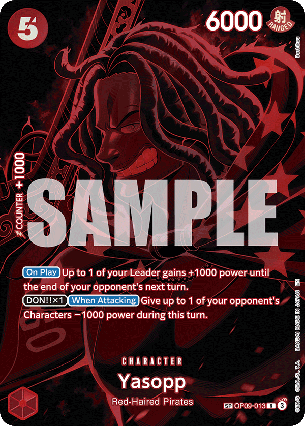 Yasopp (Character) (OP09-013) (R) (SP)