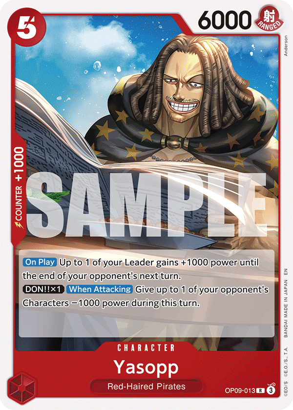 Yasopp (Character) (OP09-013) (ST23 Reprint) (R)