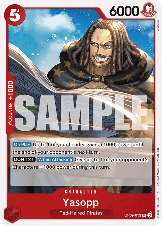 Yasopp (Character) (OP09-013) (ST23 Reprint) (R)