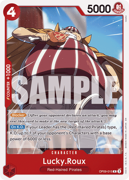 Lucky Roux (Character) (OP09-015) (ST23 Reprint) (R)
