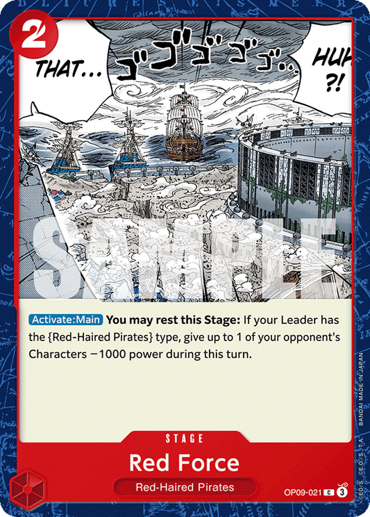 Red Force (Stage) (OP09-021) (C)