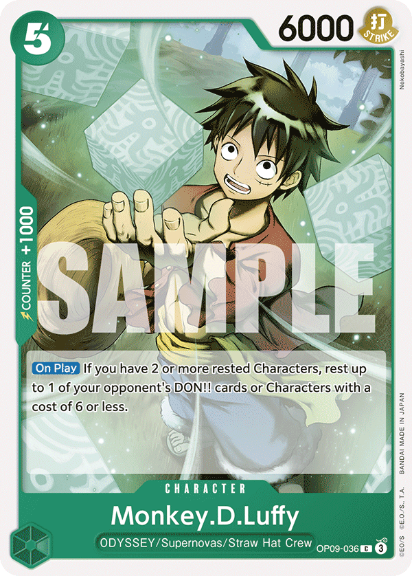 Monkey D Luffy (Character) (OP09-036) (C)