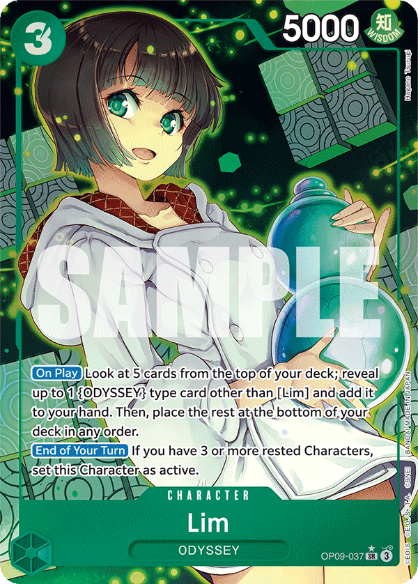 Lim (Character) (OP09-037) (SR) (Alternate Art)