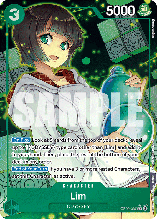 Lim (Character) (OP09-037) (SR) (Alternate Art)