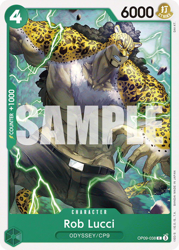 Rob Lucci (Character) (OP09-038) (C)