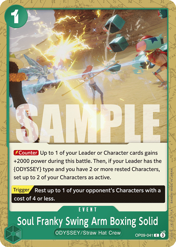 Soul Franky Swing Arm Boxing Solid (Event) (OP09-041) (C)