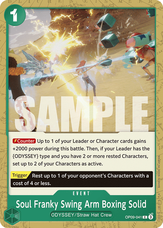 Soul Franky Swing Arm Boxing Solid (Event) (OP09-041) (C)