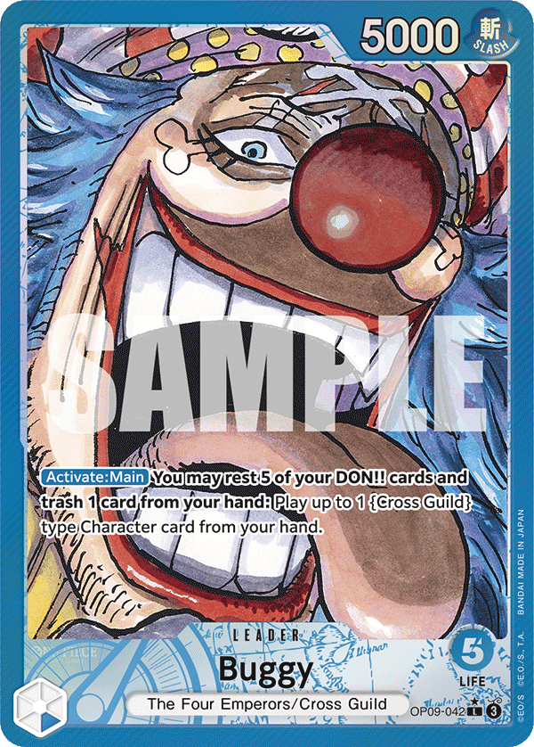Buggy (Leader) (OP09-042) (Alternate Art)