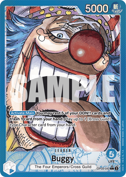 Buggy (Leader) (OP09-042) (Alternate Art)