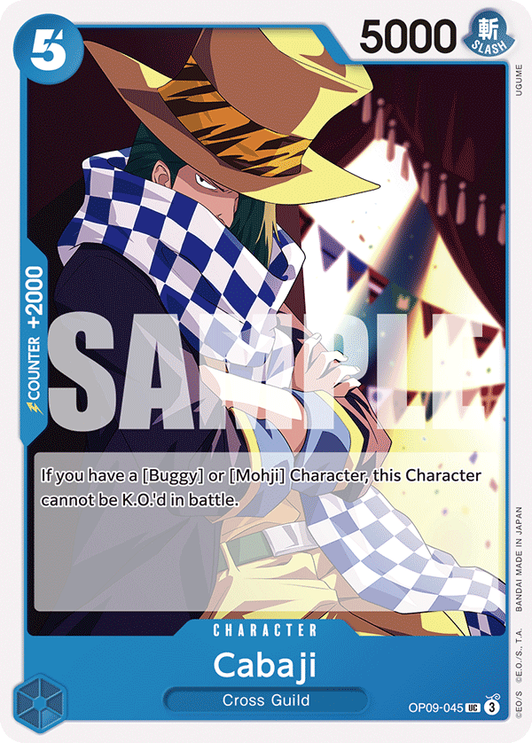 Cabaji (Character) (OP09-045) (UC)