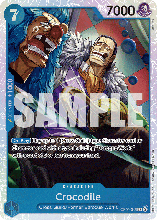 Crocodile (Character) (OP09-046) (SR)
